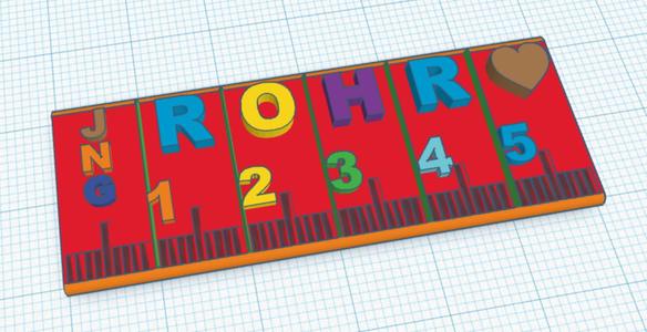 JNG Rohr Ruler Lineal