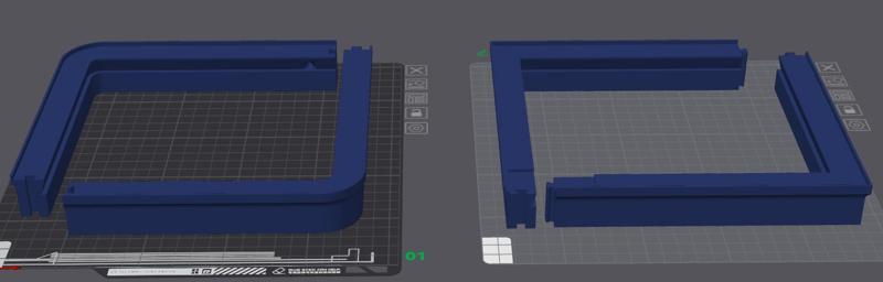 TOP Glas Riser Bambulab X1C 