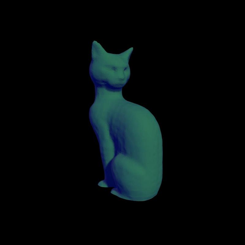 Cat on Stool