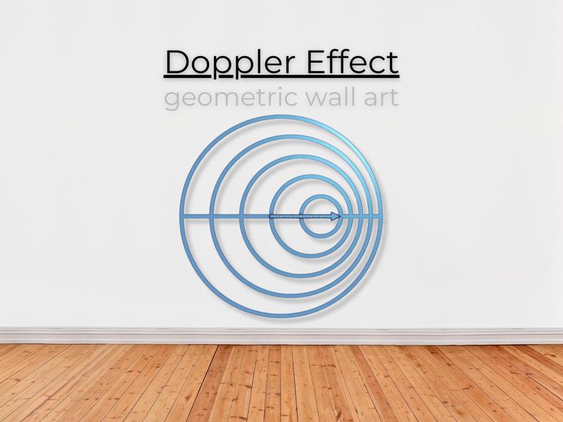 Doppler Effect Wall Art (with nail holes)