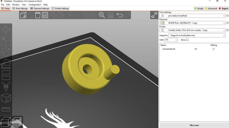 3018 cnc mini mill handle