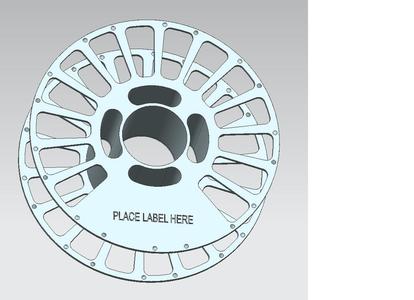 Inland and eSun reusable filament spool