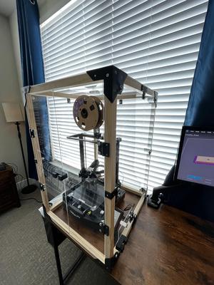3D printable parts for custom acrylic enclosure for Creality Ender 3 V3 KE