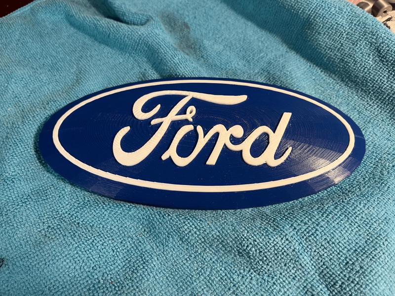Ford Badge Contoured Surfaces