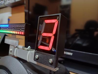 1.8in 7 Segment Display Enclosure