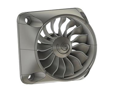 Two stage-ish Jet engine MK4 hotend intake