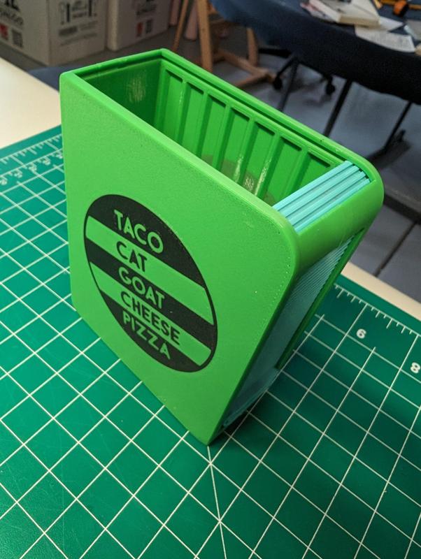 Game box for Taco Cat Goat Cheese Pizza