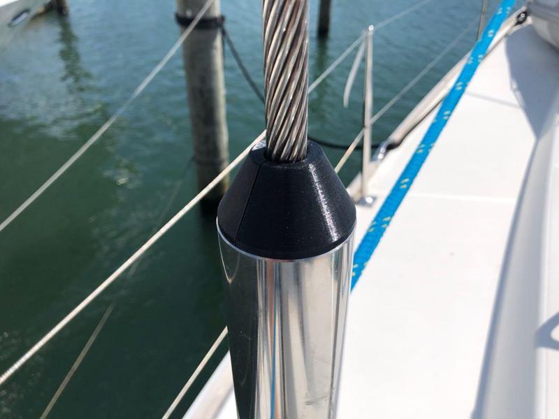 Stanchion Cap - Jeanneau Side Stay
