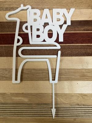 Baby Shower Cake Topper for Boys