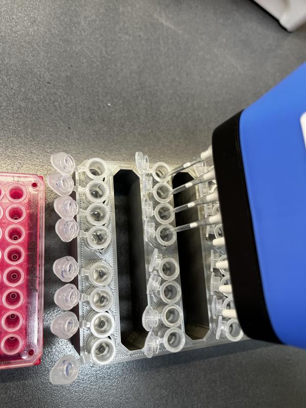 Qubit Fluorimeter Multiplex Tube Rack for DNA Quantification in Molecular Biology