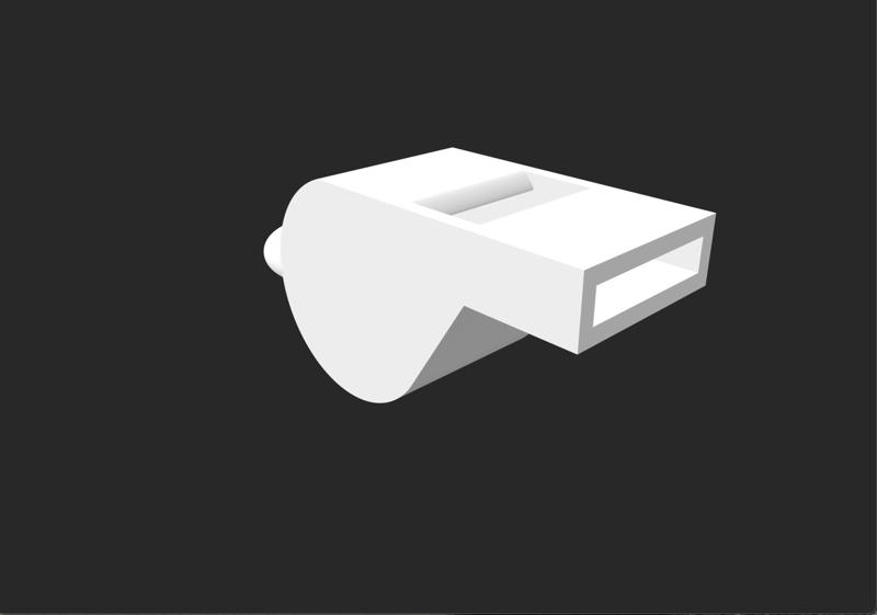 very loud safety whistle