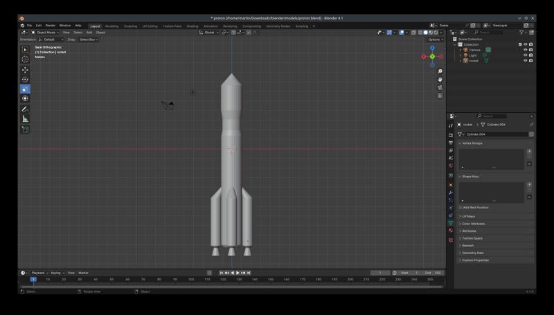 Proton rocket