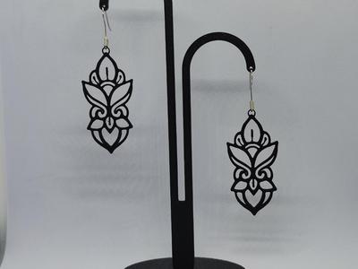 Night Orchid Earrings
