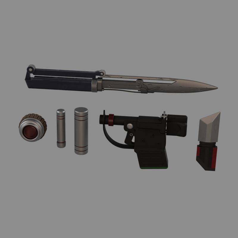 Mandalorian Cosplay Accessory Pack - 3D Print .STL File