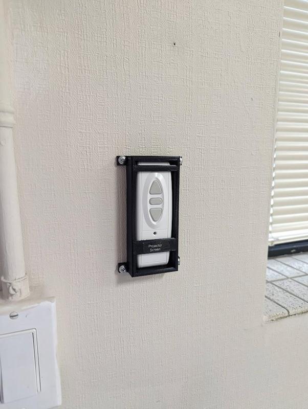 Wall Mounted Projector Screen Remote Holder