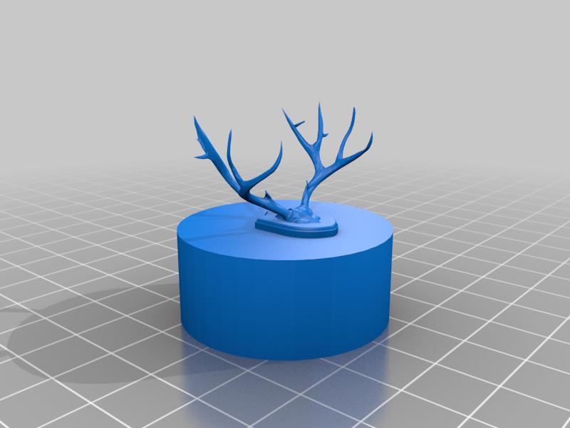 7" Adapter Hirsch Kopf