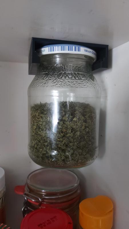 Halter für Gewürze - Spice glass holder - 500ml Glas