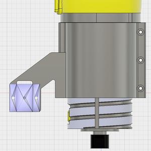 X-Carve with Dewalt 611 Spindle - JTech Side Laser Mount