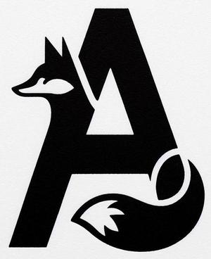 Fox alphabet: Letter A (version 2)