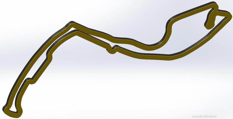 Formula 1 - Circuit de Monaco LED Lamp