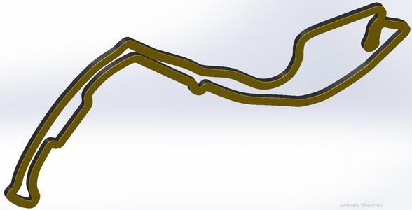 Formula 1 - Circuit de Monaco LED Lamp