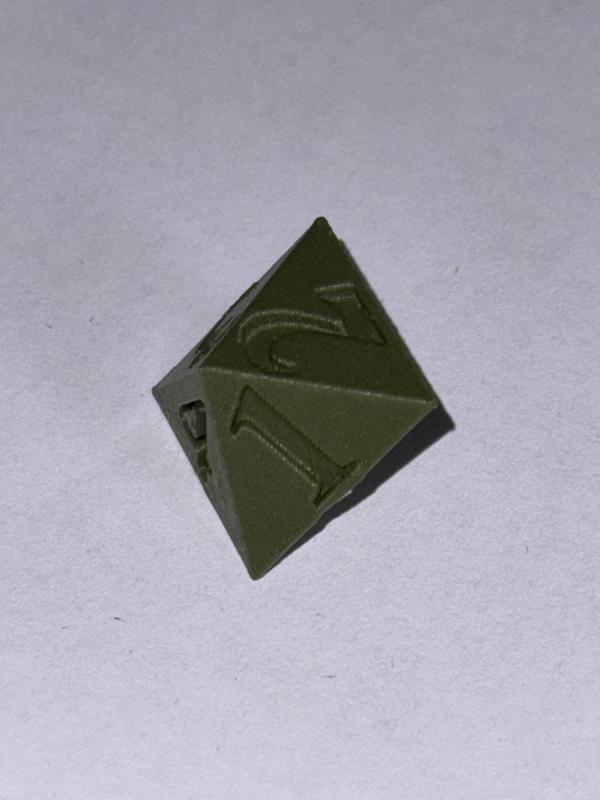 Test triangle dice