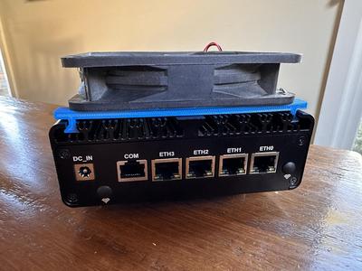 Fan mount for Topton N100 fanless case