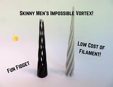 Skinny Men's Impossible Vortex Illusion