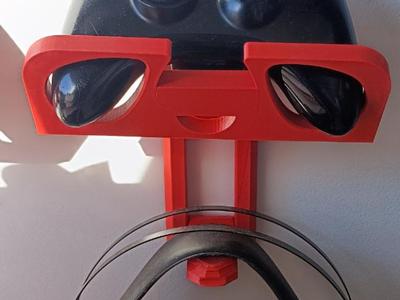 Wall mount Joystick + foldable headset