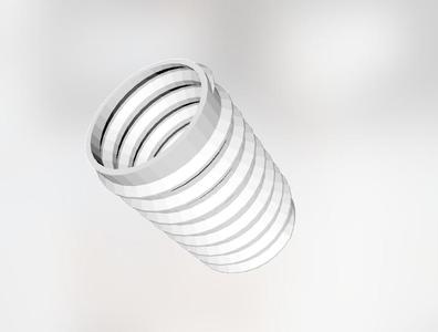 2.5 INCH THREADED CONNECTOR FOR DUST COLLECTION HOSE