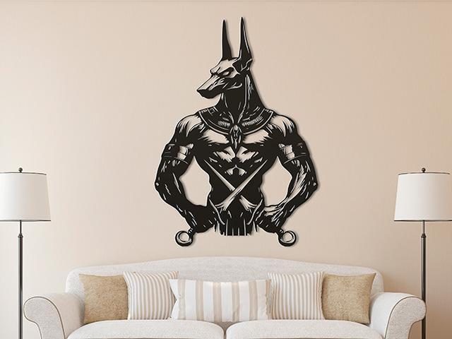 Anubis with daggers