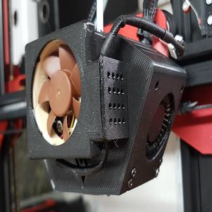 TEVO Flash Tarantula Fan Duct with Heat Sink Adapter for 40mm Fan
