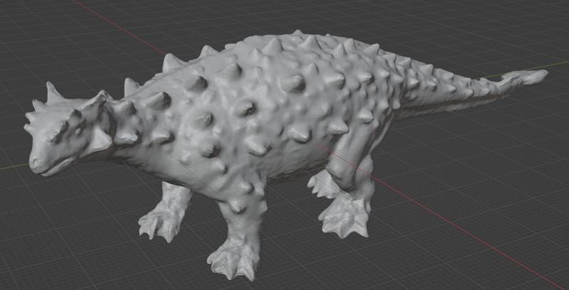 Ankylosaurus dinosaur