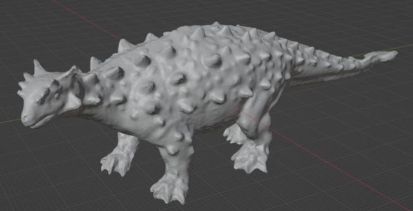 Ankylosaurus dinosaur