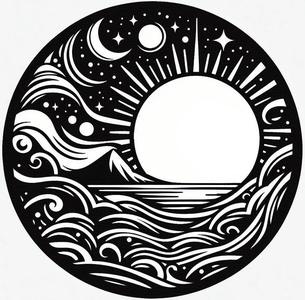 Wall art: Dream land 5 (three colours)