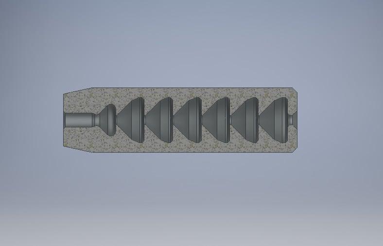 .22 Pellet Gun Silencer