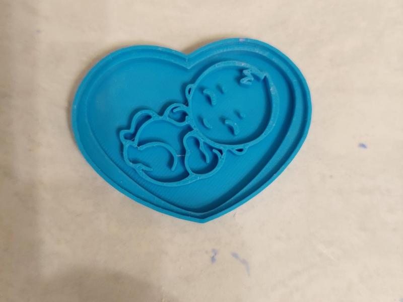 baby heart cookie cutter 