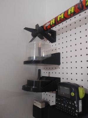Peg Board blank CD case holder