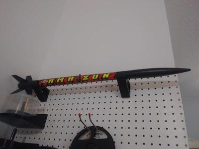 Estes Rocket Holder Peg Board