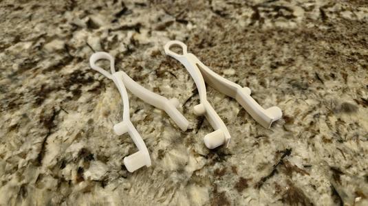 Pool Pole Double Button Spring Clip