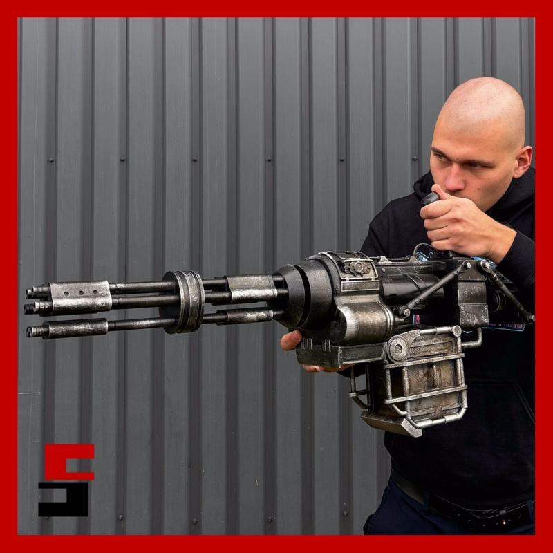 Minigun Replica Prop Fallout 3 Weapon Cosplay