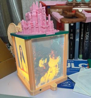 Quad-sided Lithophane Lamp (Touch-Sensitive, Rechargeable)