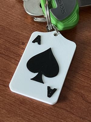 Ace of spades Keychain