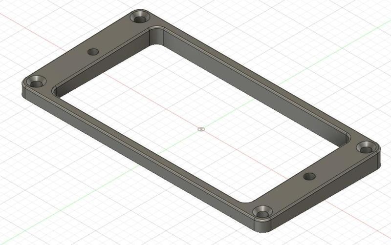 Guitar Pickup Mounting Ring Bridge-side