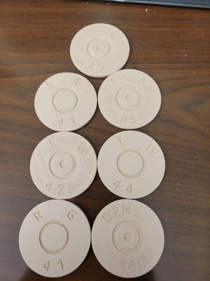 WW2 50 CAL Challenge Coins