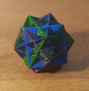 Compound of 5 Cubes