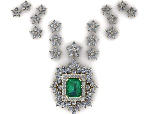 Emerald pendant