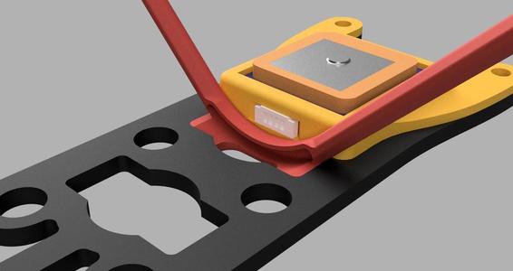 RX antenna front V-mount for Anticrime V3