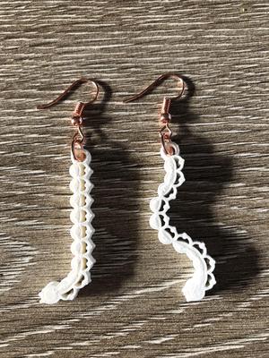 Catarpillar earrings (pair)