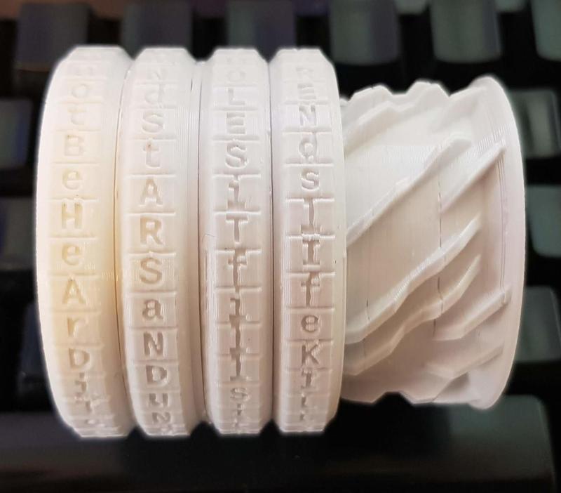 Twisty Cryptex Riddle Puzzle